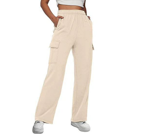 New Pocket Design Touch Work Pants Casual Pants For Women